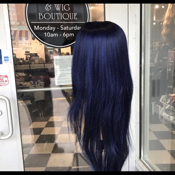 Blue wig Swisslace Lacefront Blue Wig 2025 - Picture 4 of 8